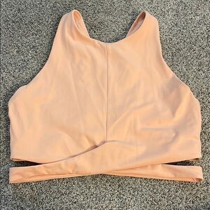 Athleta crop top with built in bra XL